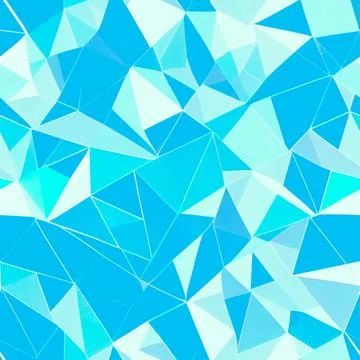 Geometric seamless pattern, irregular background. Art graphic blue print, a.. Illustrazione stock