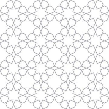 Geometric seamless pattern Islamic style, vector illustration Illustrazione stock
