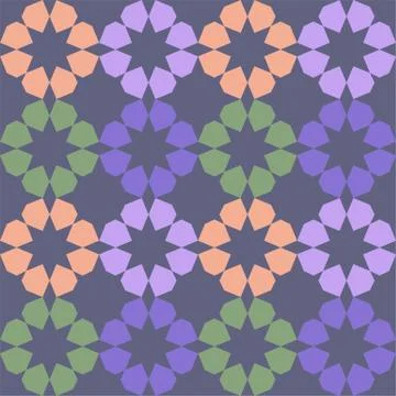 Geometric seamless pattern Islamic style, vector illustration Stock Illustration