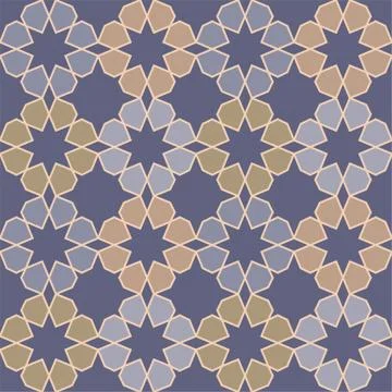 Geometric seamless pattern Islamic style, vector illustration 스톡 일러스트