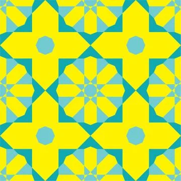 Geometric seamless pattern Islamic style, vector illustration Illustrazione stock