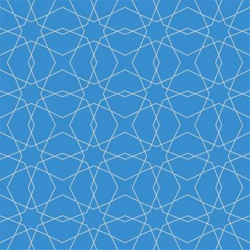 Geometric seamless pattern Islamic style, vector illustration Illustrazione stock