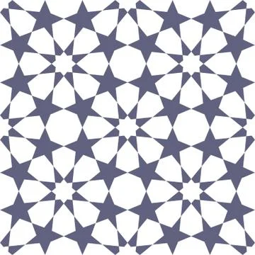 Geometric seamless pattern Islamic style, vector illustration Illustrazione stock