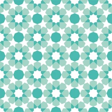 Geometric seamless pattern Islamic style, vector illustration Illustrazione stock