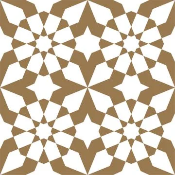 Geometric seamless pattern Islamic style, vector illustration Illustrazione stock