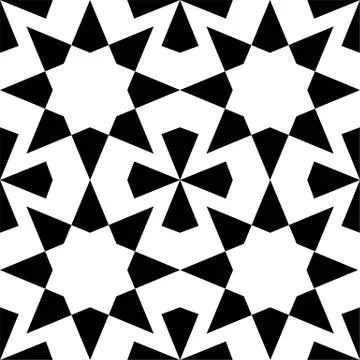 Geometric seamless pattern Islamic style, vector illustration 스톡 일러스트