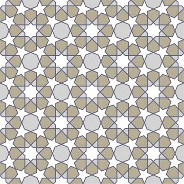 Geometric seamless pattern Islamic style, vector illustration 스톡 일러스트