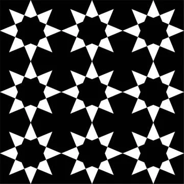 Geometric seamless pattern Islamic style, vector illustration Stock Illustration