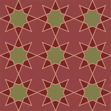 Geometric seamless pattern Islamic style, vector illustration Stock Illustration