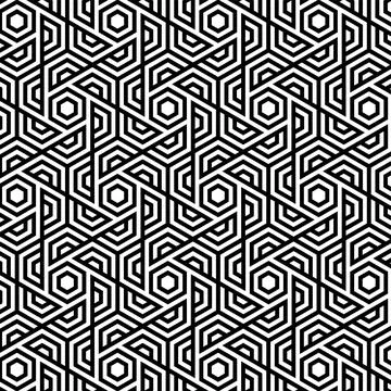 Geometric seamless pattern, layout for packaging, Wallpaper, stylish backgrou Stock Illustration