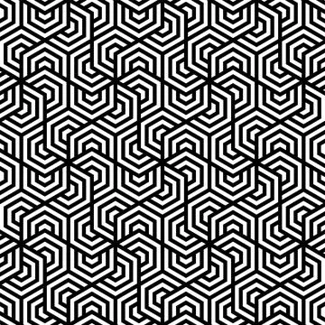 Geometric seamless pattern, layout for packaging, Wallpaper, stylish backgrou Stock Illustration