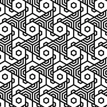 Geometric seamless pattern, layout for packaging, Wallpaper, stylish backgrou Stock Illustration