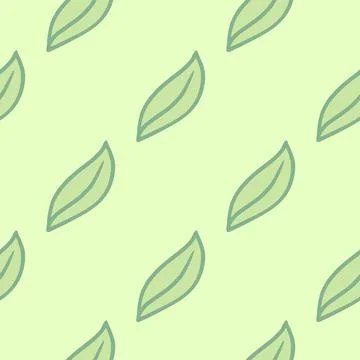 Geometric seamless pattern with leaves elements print. Nature background. Bot 스톡 일러스트