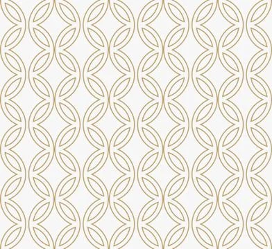 Geometric seamless pattern with line, modern minimalist style pattern backgro Stock Illustration