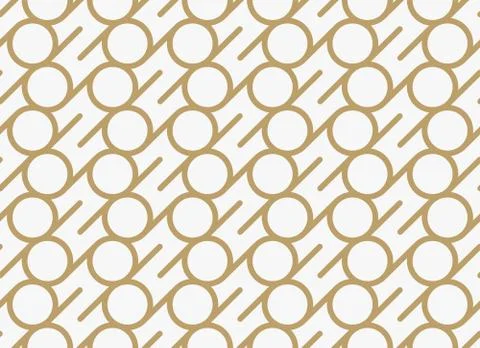 Geometric seamless pattern with line, modern minimalist style pattern backgro Stock Illustration