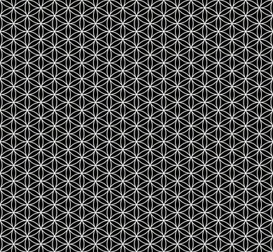 The geometric seamless pattern with lines. Stock Illustration