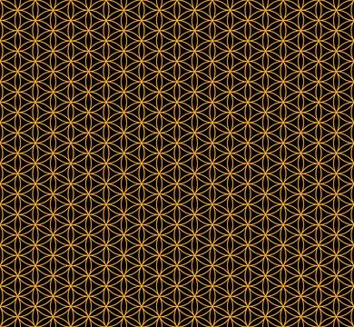 The geometric seamless pattern with lines. Stock Illustration