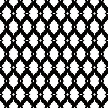 The geometric seamless pattern with lines. Stock Illustration