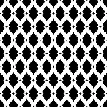 The geometric seamless pattern with lines. Illustrazione stock