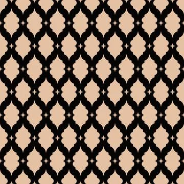 The geometric seamless pattern with lines. Stock Illustration