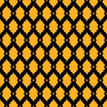 The geometric seamless pattern with lines. Stock Illustration