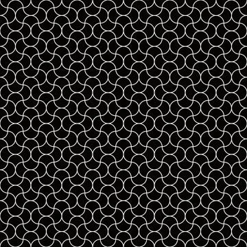 The geometric seamless pattern with lines. Illustrazione stock