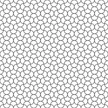 The geometric seamless pattern with lines. Illustrazione stock
