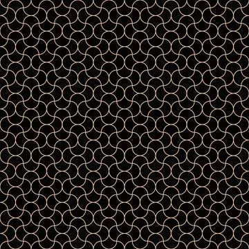 The geometric seamless pattern with lines. Stock Illustration