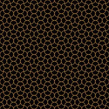 The geometric seamless pattern with lines. Stock Illustration