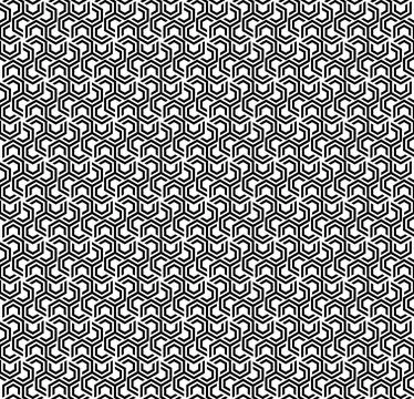 The geometric seamless pattern with lines. Stock Illustration