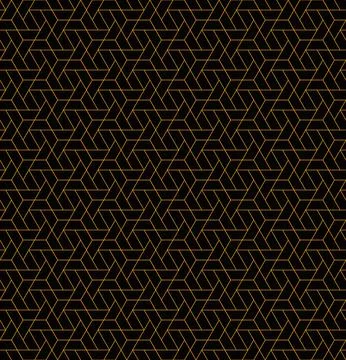 The geometric seamless pattern with lines. Stock Illustration