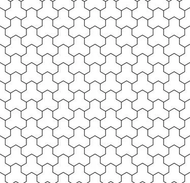 The geometric seamless pattern with lines. Stock Illustration
