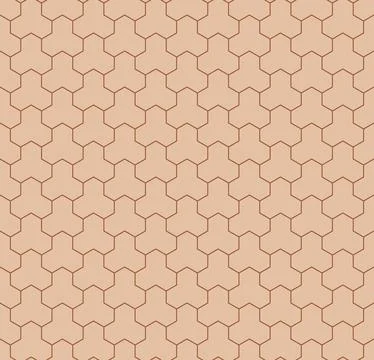The geometric seamless pattern with lines. Stock Illustration
