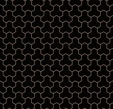 The geometric seamless pattern with lines. Illustrazione stock