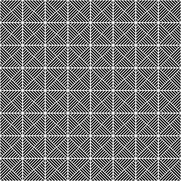 The geometric seamless pattern with lines. Illustrazione stock