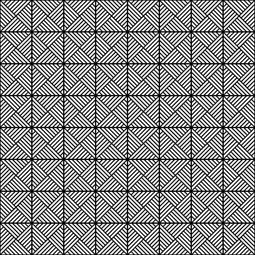 The geometric seamless pattern with lines. Stock Illustration