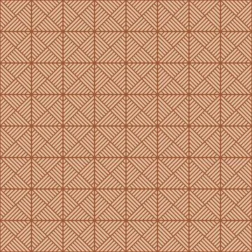 The geometric seamless pattern with lines. Illustrazione stock