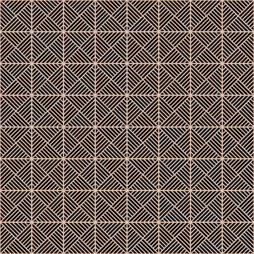 The geometric seamless pattern with lines. Stock Illustration