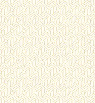 The geometric seamless pattern with lines. Stock Illustration