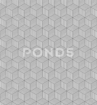 The geometric seamless pattern with lines. イラスト素材