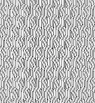 The geometric seamless pattern with lines. Stock Illustration