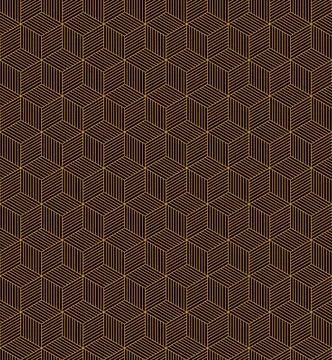 The geometric seamless pattern with lines. Stock Illustration