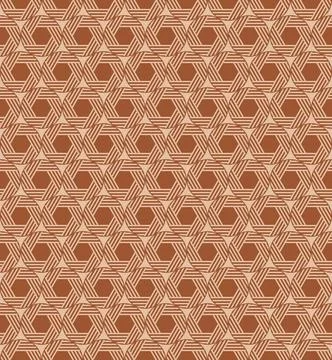 The geometric seamless pattern with lines. Stock Illustration