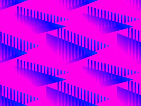 Geometric seamless pattern with liquid gradient. Blue gradient triangles on a イラスト素材