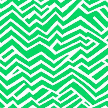 Geometric seamless pattern. Minimalism graphic green white summer print, tr.. Stockillustratie