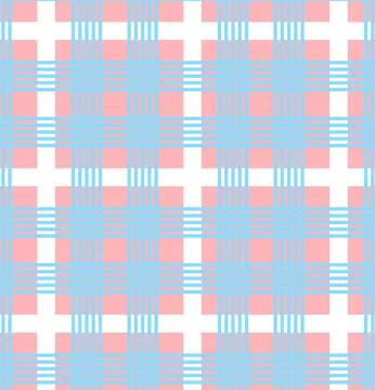 Geometric seamless pattern with minimalistic color lines.Tartan plaid patte.. Stock Illustration