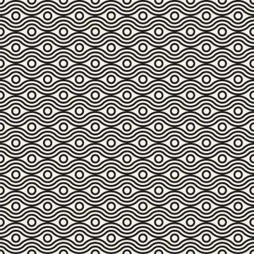 Geometric seamless pattern ornament. Background print design Stock Illustration