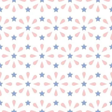 Geometric seamless pattern in pantone color of the year 2016. Abstract simple イラスト素材
