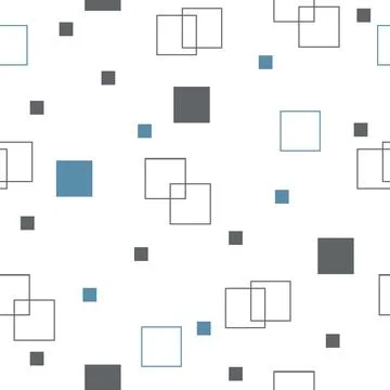 Geometric seamless pattern. Repeating geometric squares Stock Illustration