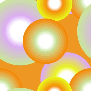 Geometric seamless pattern. Retro groovy background. Colorful circle. Vector  Illustrazione stock